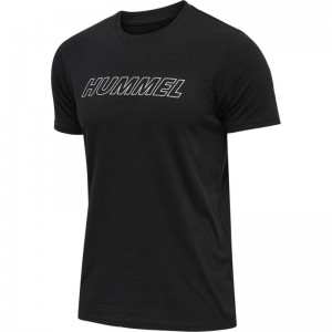 Short Hummel Te Callum Cotton Homme Noir | 214037-462