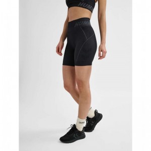 Short Hummel Te Christel Seamless Femme Noir | 982608-613