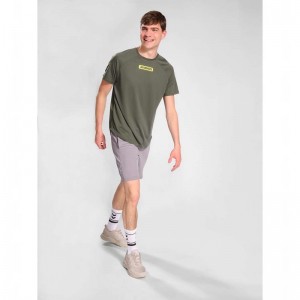 Short Hummel Te Flex Mesh Homme Grise | 586713-538