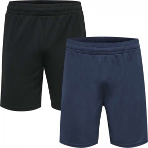 Short Hummel Te Topaz 2-pack Homme Noir | 046335-215