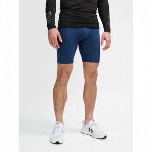 Short Hummel Te Topaz Tight Homme Bleu Marine | 582315-544