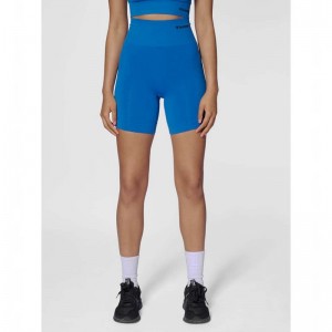 Short Hummel Tif Seamless Femme Bleu | 607696-376