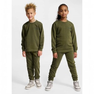 Soutien Gorge Sport Hummel Jr Base Sweat Enfant Vert | 991010-684