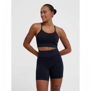 Soutien Gorge Sport Hummel Mt Define Seamless Padded Femme Noir | 238091-267