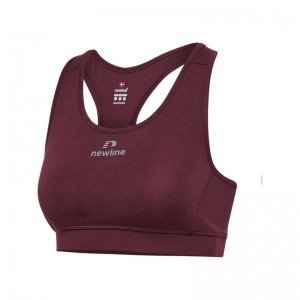 Soutien Gorge Sport Hummel Nwllean Femme Bordeaux | 494740-716