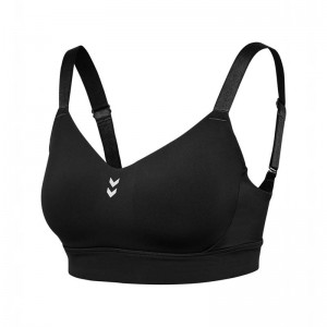 Soutien Gorge Sport Hummel Pulse High Support Femme Noir | 967425-456