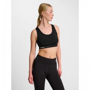 Soutien Gorge Sport Hummel Pulse Light Support Femme Noir | 009073-397
