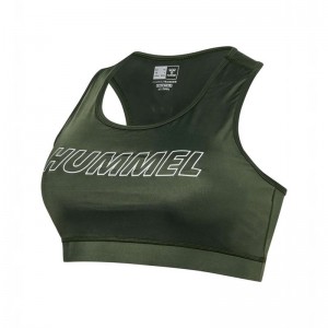 Soutien Gorge Sport Hummel Te Curvy Plus Femme Vert | 138441-413