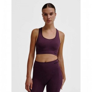 Soutien Gorge Sport Hummel Tif Seamless Top Femme Violette | 924665-671