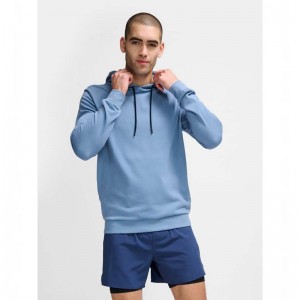 Sweat a Capuche Hummel Active Co Homme Bleu | 693541-393