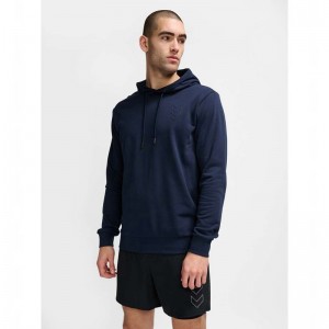 Sweat a Capuche Hummel Active Co Homme Bleu Marine | 511104-291