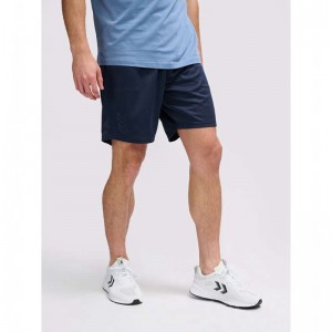 Sweat a Capuche Hummel Active Pl Homme Bleu Marine | 747248-296