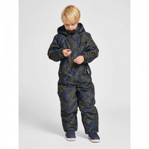 Sweat a Capuche Hummel Artic Tex Snow Enfant Vert Olive | 167551-429
