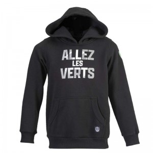 Sweat a Capuche Hummel Asse Allez Les Verts Homme Noir | 025758-069