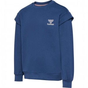 Sweat a Capuche Hummel Bless Enfant Bleu | 547850-344