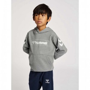 Sweat a Capuche Hummel Box Enfant Grise | 169769-269