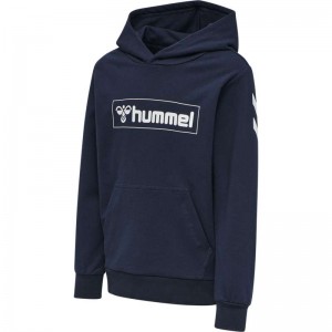 Sweat a Capuche Hummel Box Enfant Noir | 718489-861