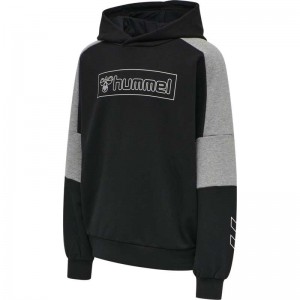 Sweat a Capuche Hummel Boxline Enfant Noir | 912743-701