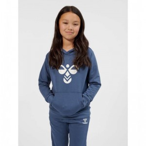 Sweat a Capuche Hummel Cuatro Enfant Bleu | 803842-177