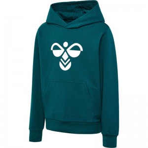 Sweat a Capuche Hummel Cuatro Enfant Vert | 919776-040