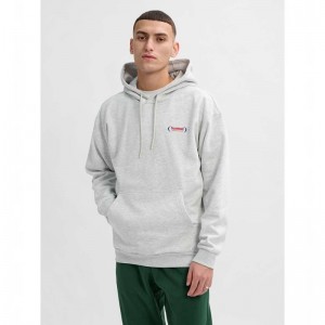 Sweat a Capuche Hummel Felix Loose Homme Grise | 515991-818