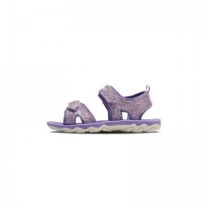 Sweat a Capuche Hummel Glitter Jr Enfant Violette | 325187-655