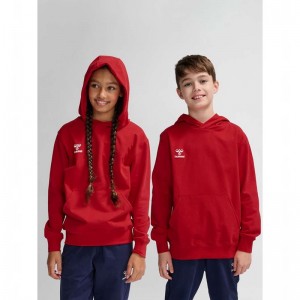Sweat a Capuche Hummel Go 2.0 Enfant Rouge | 262196-925