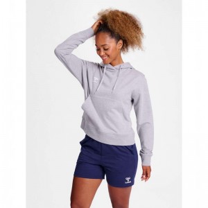 Sweat a Capuche Hummel Go 2.0 Femme Grise | 656023-528