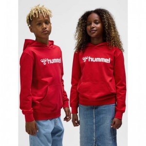 Sweat a Capuche Hummel Go 2.0 Logo Enfant Rouge | 858408-338