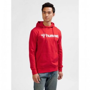 Sweat a Capuche Hummel Go 2.0 Logo Homme Rouge | 625647-029