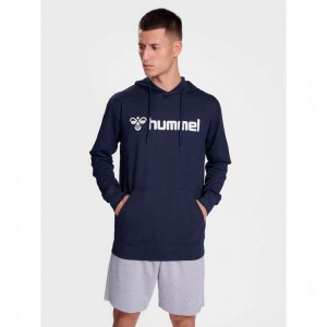 Sweat a Capuche Hummel Go 2.0 Logo Homme Bleu Marine | 230549-606