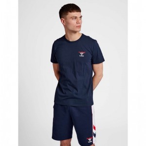 Sweat a Capuche Hummel Ic Dayton Homme Bleu Marine | 368815-943