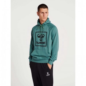 Sweat a Capuche Hummel Isam 2.0 Homme Vert | 998755-874