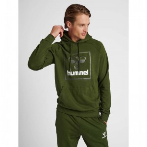 Sweat a Capuche Hummel Isam 2.0 Homme Vert | 492890-592