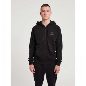 Sweat a Capuche Hummel Isam 2.0 Zip Homme Noir | 653285-536