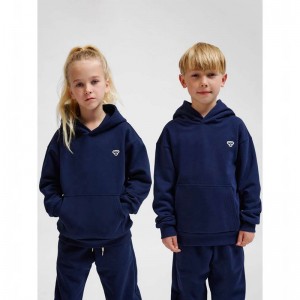 Sweat a Capuche Hummel Jr Loose Bee Enfant Bleu Marine | 588817-897