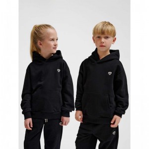 Sweat a Capuche Hummel Jr Loose Bee Enfant Noir | 200437-445