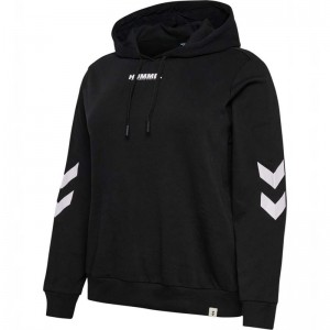 Sweat a Capuche Hummel Legacy Plus Femme Noir | 413246-929