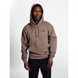 Sweat a Capuche Hummel Lgc Nate Homme Marron | 045774-490