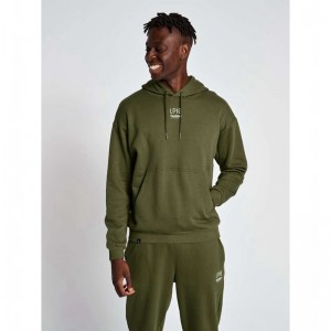 Sweat a Capuche Hummel Lp10 Boxy Sweat Homme Vert | 605977-055