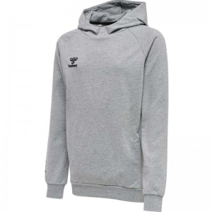 Sweat a Capuche Hummel Move Grid Cotton Enfant Grise | 252380-862