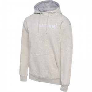 Sweat a Capuche Hummel Mover Cotton Homme Grise | 538245-894