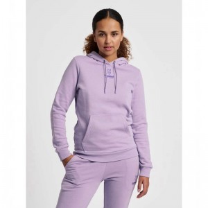 Sweat a Capuche Hummel Olivia Femme Lavande | 047623-465