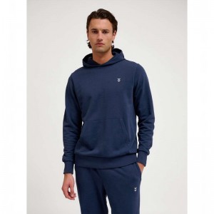 Sweat a Capuche Hummel Pulse Sweat Homme Bleu Marine | 410809-054