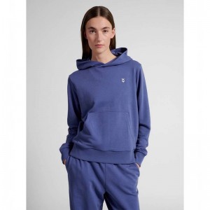 Sweat a Capuche Hummel Pulse W Sweat Femme Bleu | 884227-190