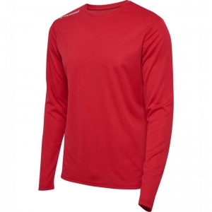 Sweat a Capuche Hummel Run L/S Homme Rouge | 088577-058