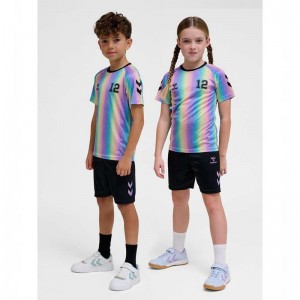Sweat a Capuche Hummel Shimmer Enfant Rose | 791174-085