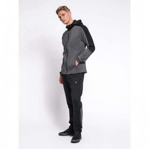 Sweat a Capuche Hummel Tropper Zip Homme Noir | 833098-910