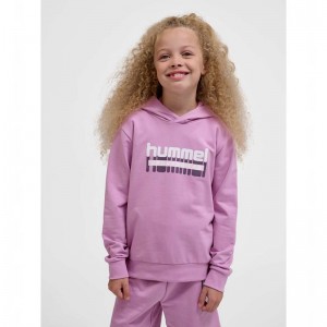 Sweat a Capuche Hummel Tukas Enfant Rose | 682761-745