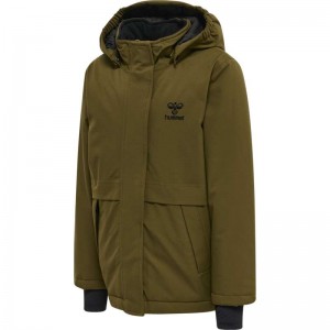 Sweat a Capuche Hummel Urban Tex Enfant Vert Olive | 588425-587